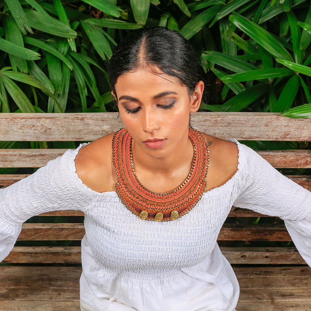 Scarab Collar Necklace