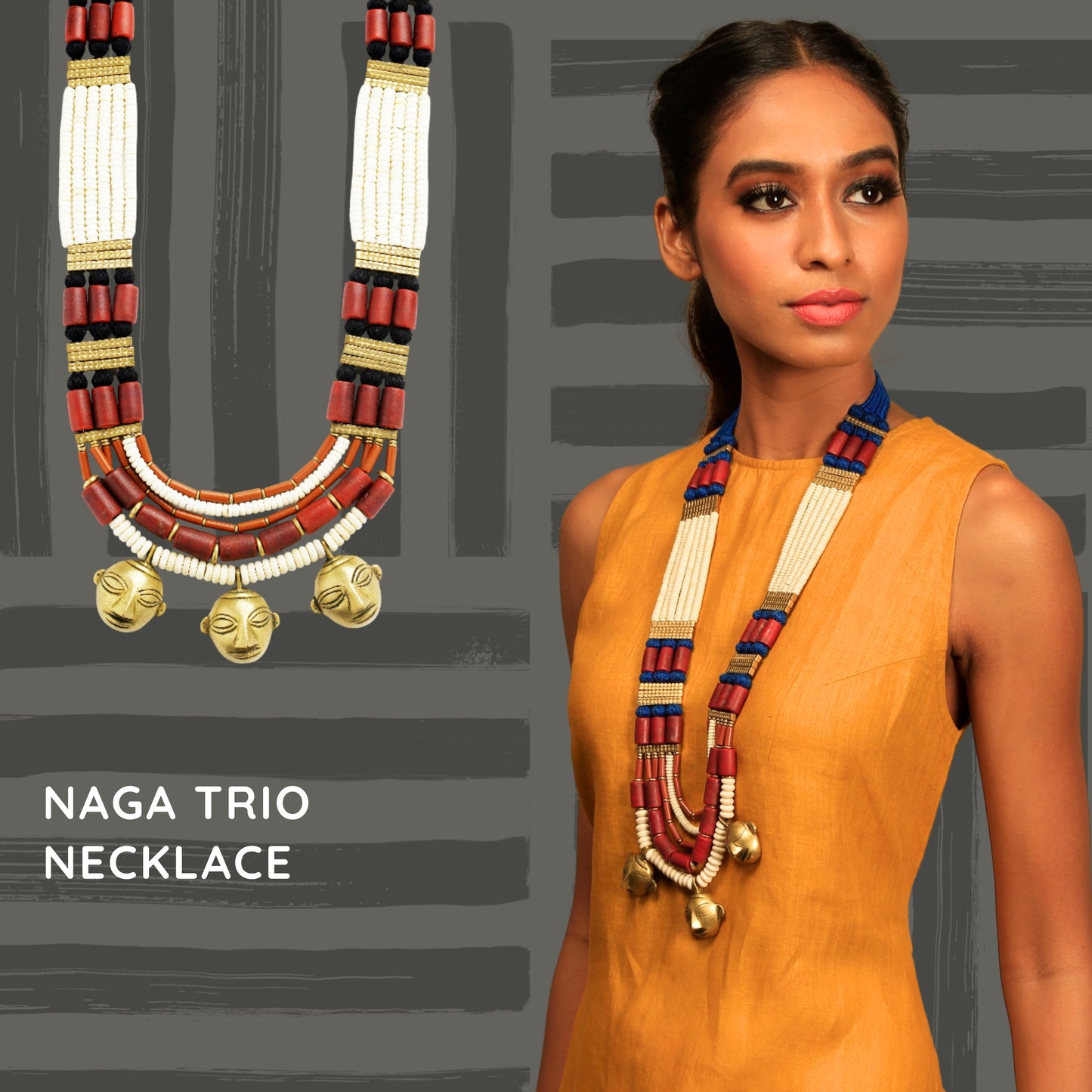 Naga Trio Necklace