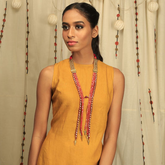 Temple Dawn Tie Necklace