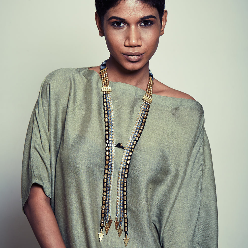 Temple Dawn Tie Necklace