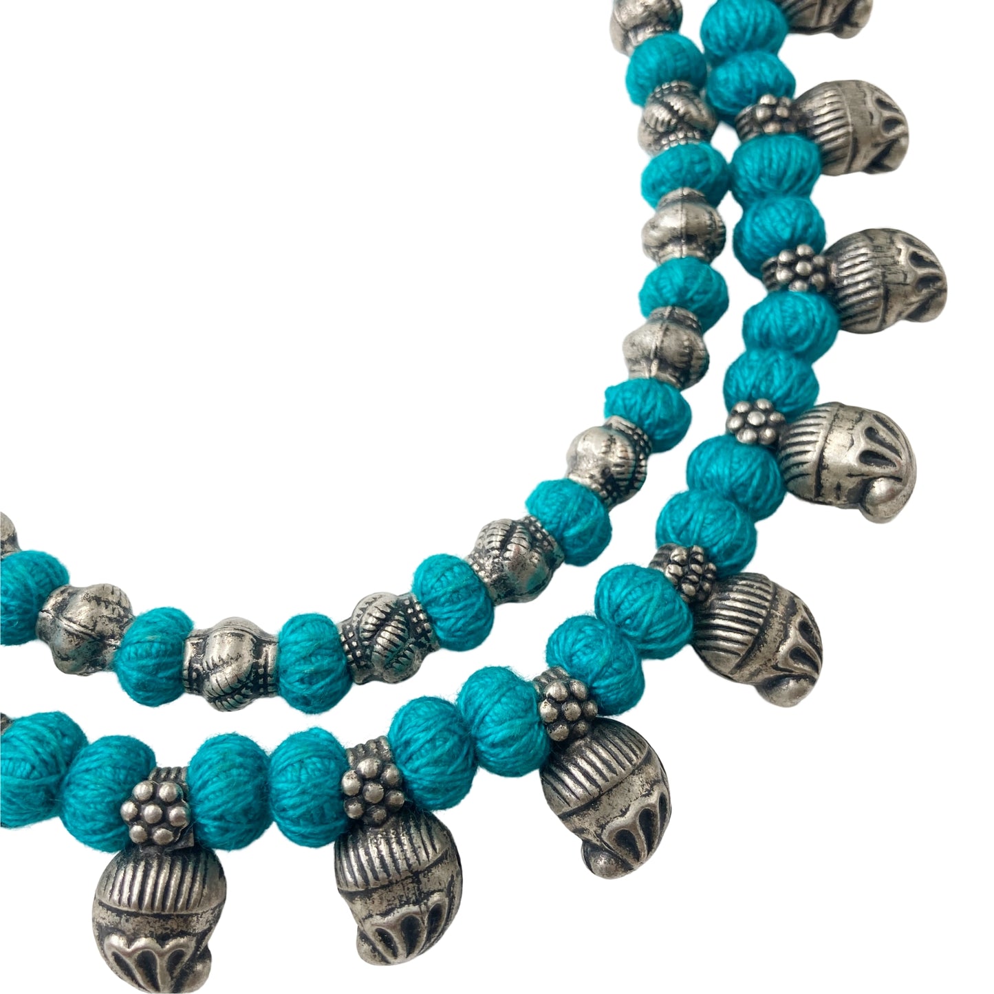 Layered Heritage Necklace (Teal)