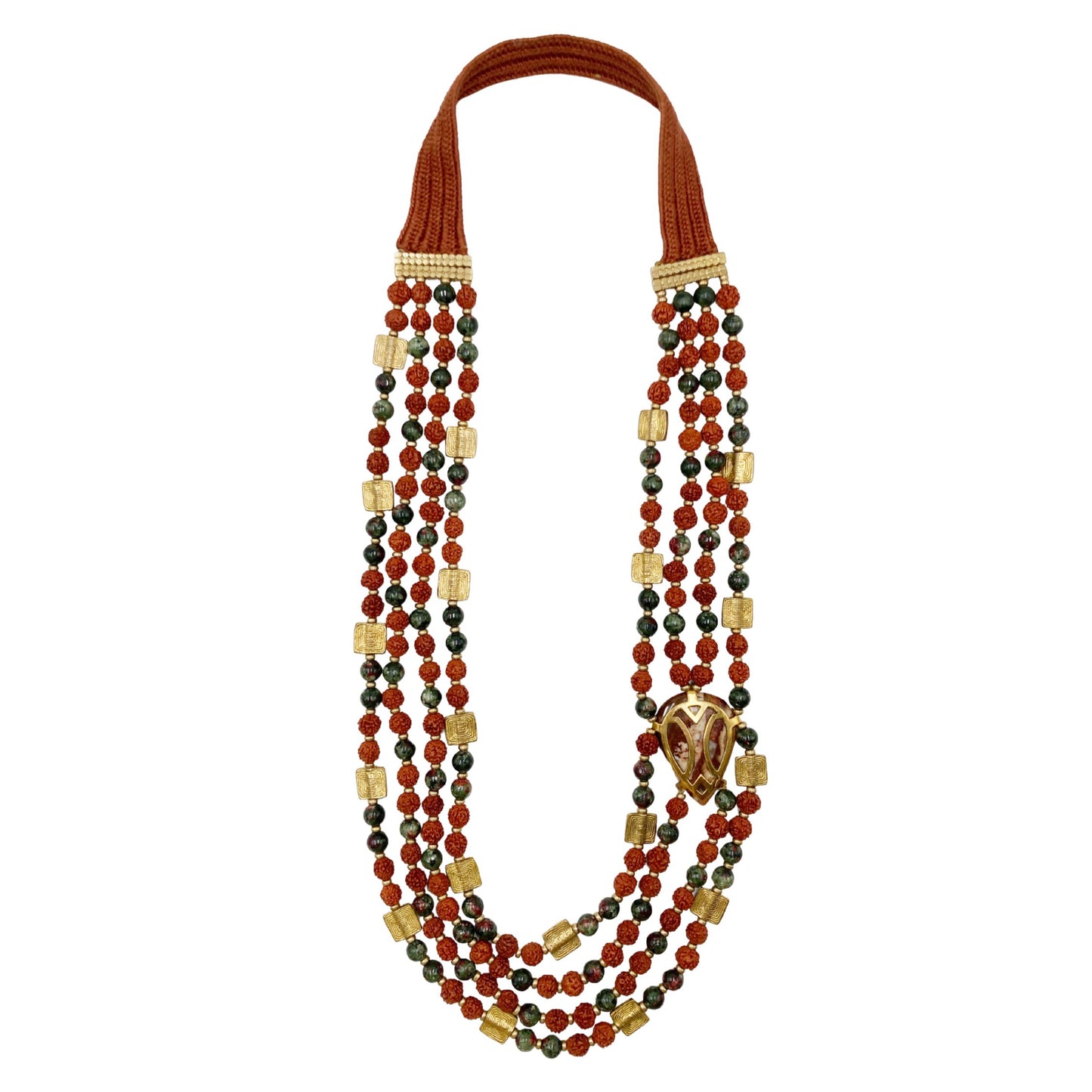 Doire Necklace Brown