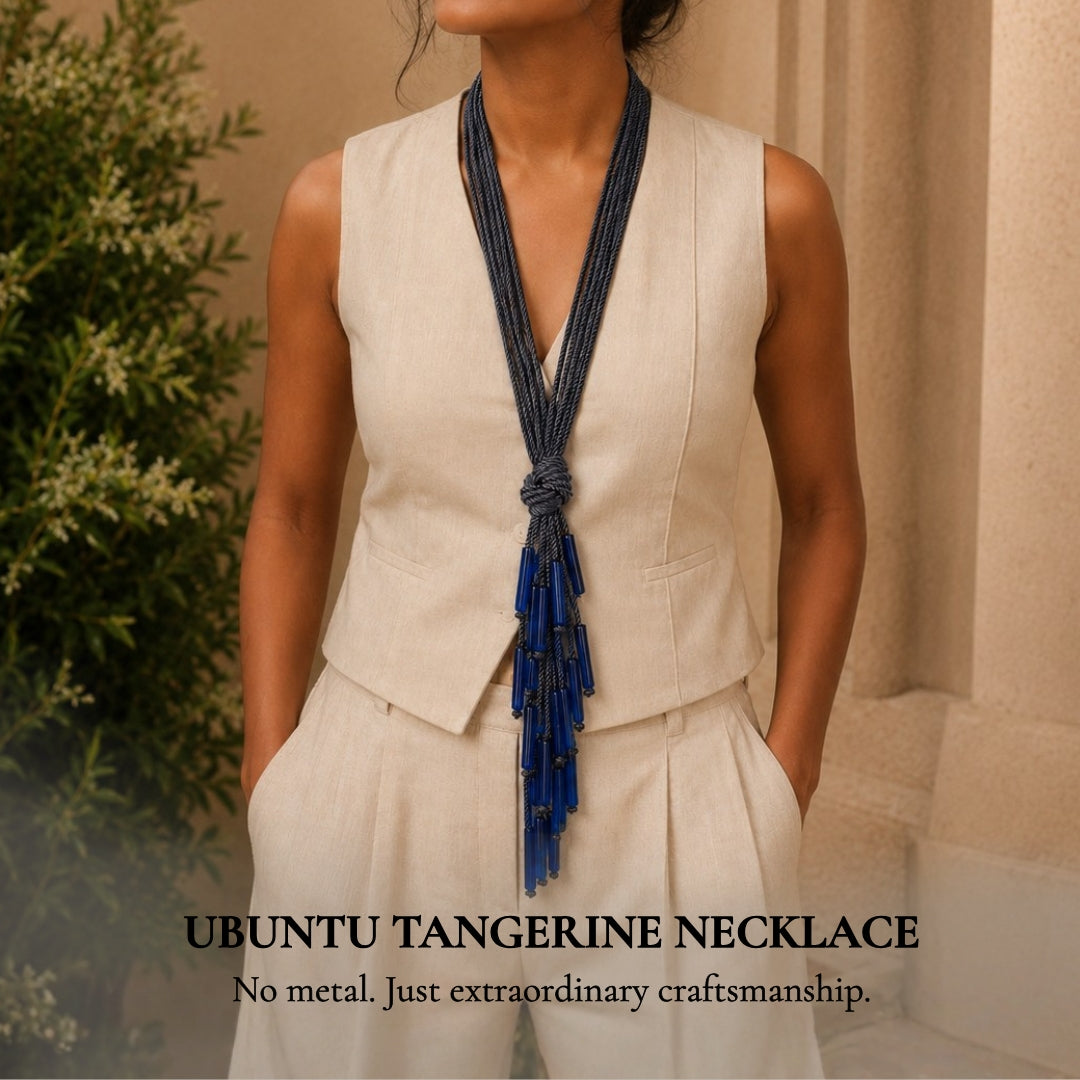 Ubuntu Tangerine Necklace