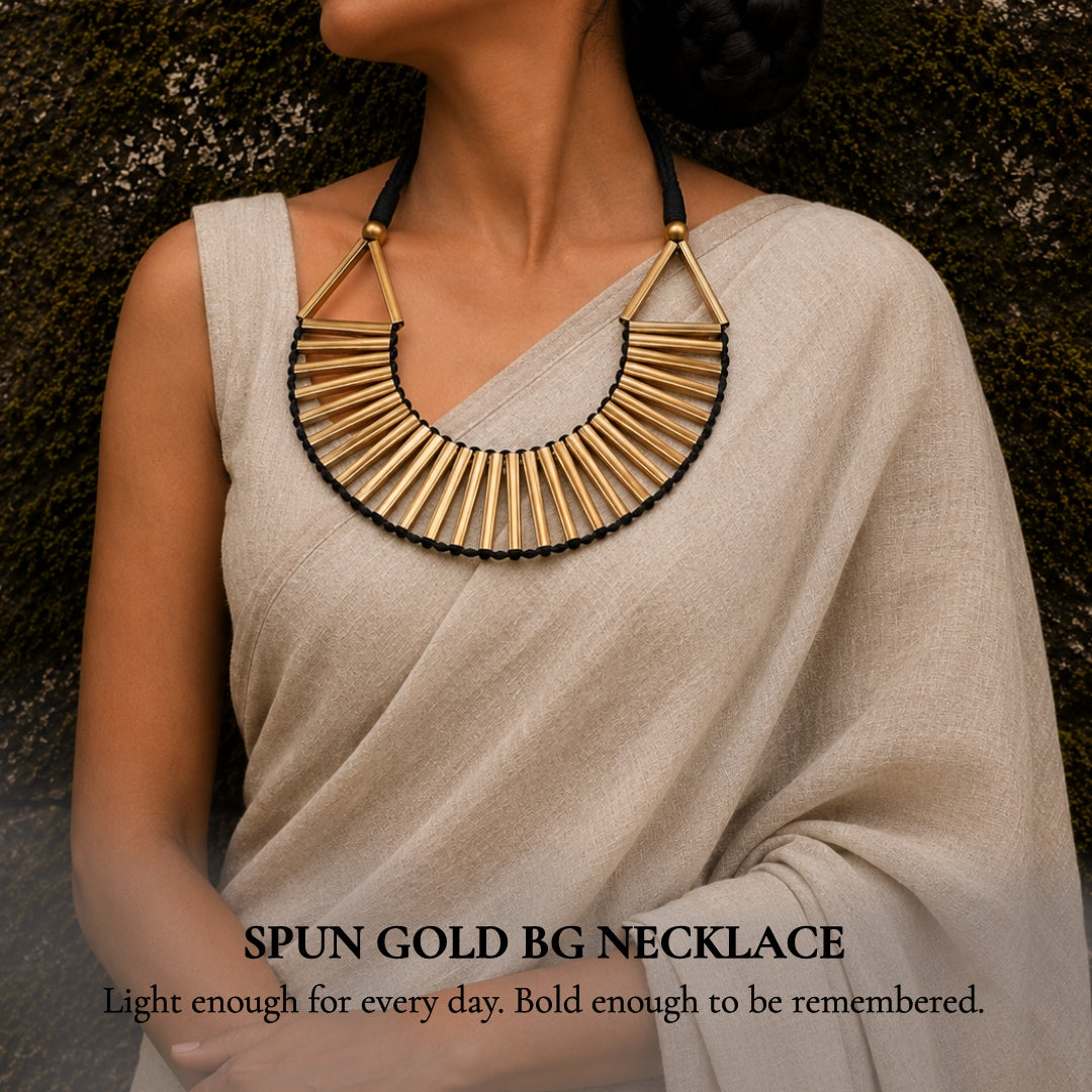 Spun Gold Bg Necklace