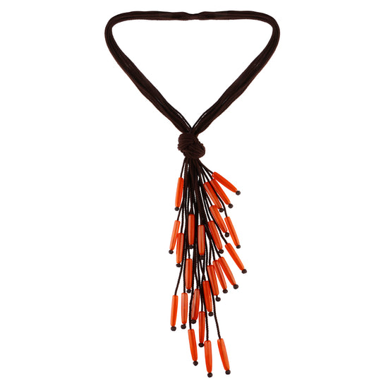 Ubuntu Tangerine Necklace