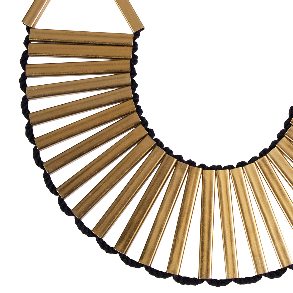 Spun Gold Bg Collar Necklace