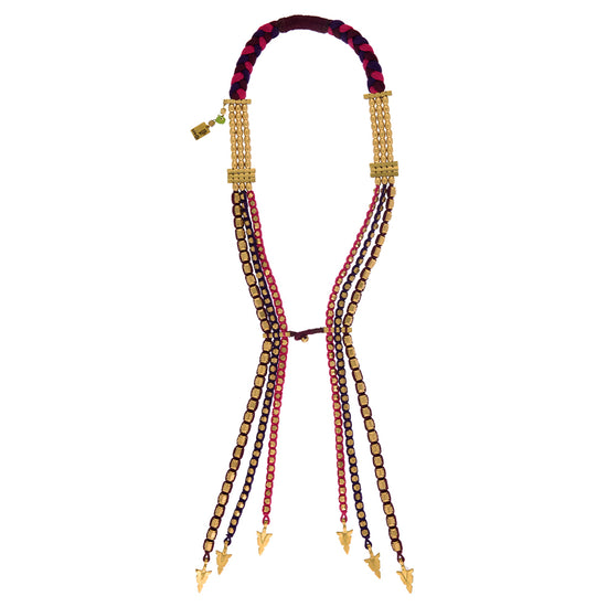 Temple Dawn Tie Necklace