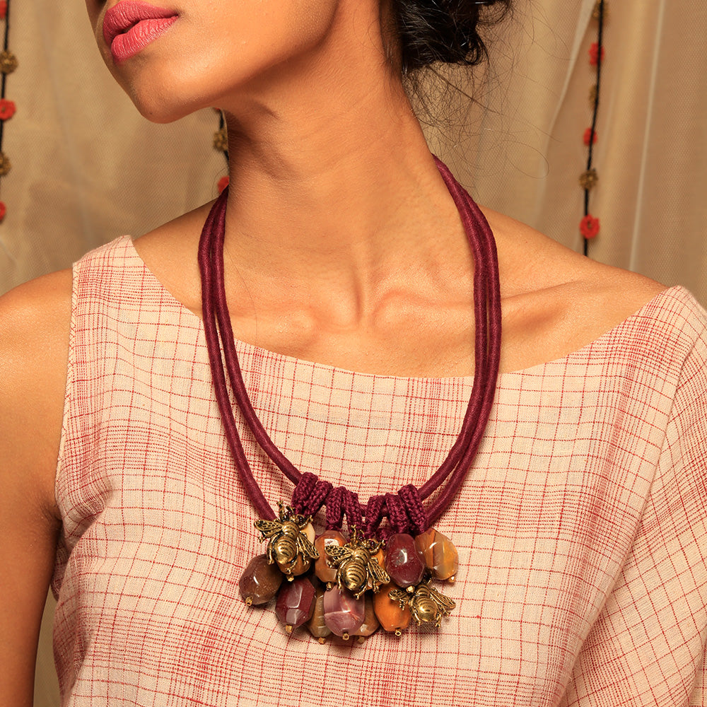 Isina Beetle Necklace