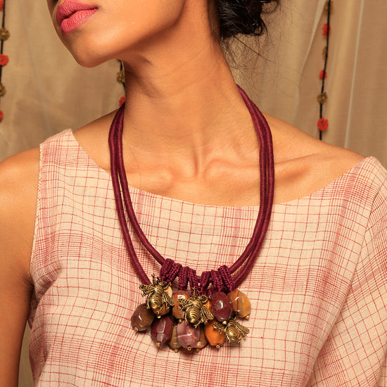 Isina Beetle Necklace